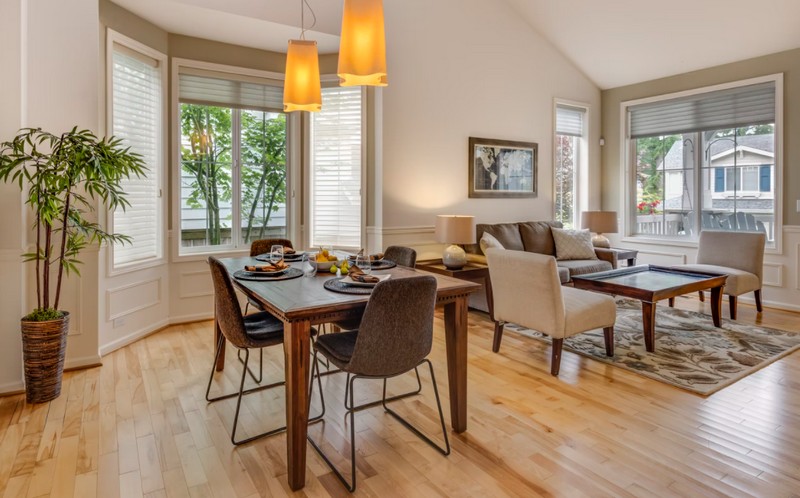 Natural material rugs for home